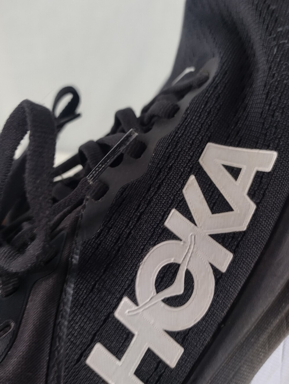 Hoka One One Bondi 8 Womens Sz 9.5 Black White Athletic Running Shoes No Insoles - Picture 9 of 14